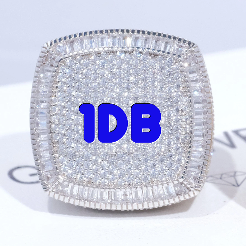 CUSTOM LETTER 3D ICED RING