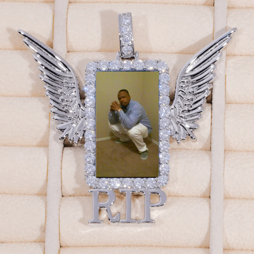 RIP WING 3D CUSTOM PICTURE PENDANT