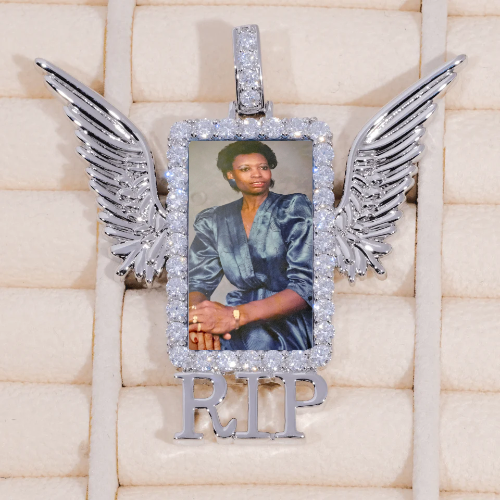 RIP WING 3D CUSTOM PICTURE PENDANT