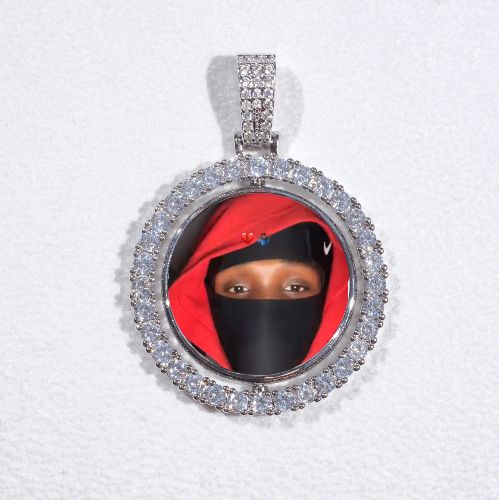 3D Spinning 2-Faced Custom Picture Pendant