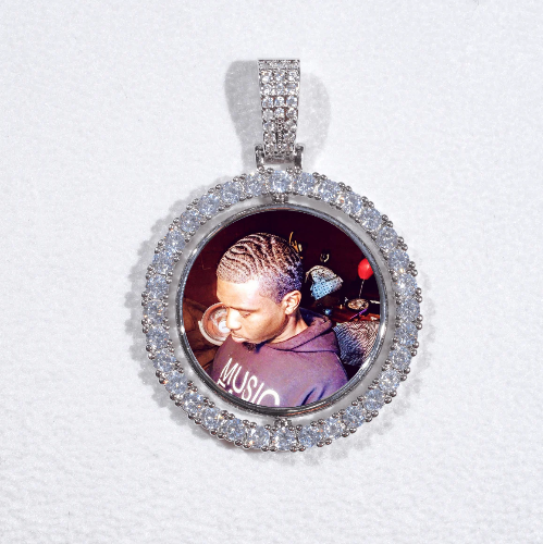 3D Spinning 2-Faced Custom Picture Pendant