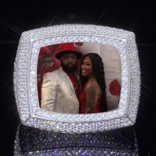 3D CUSTOM PICTURE ICED RING
