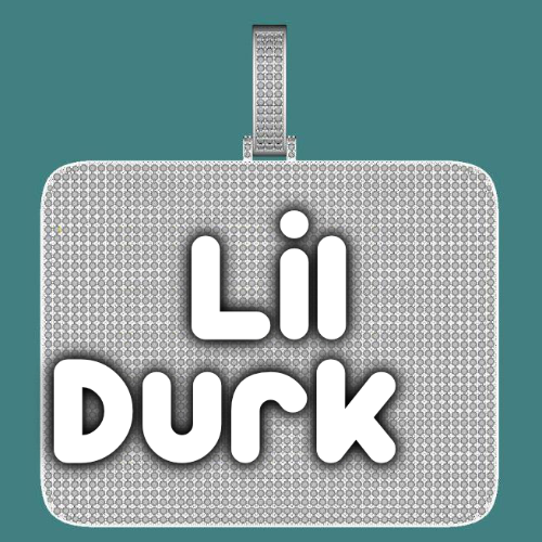 CUSTOM LETTER NECKLACE 3D BIG SQUARE