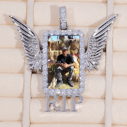 RIP WING 3D CUSTOM PICTURE PENDANT