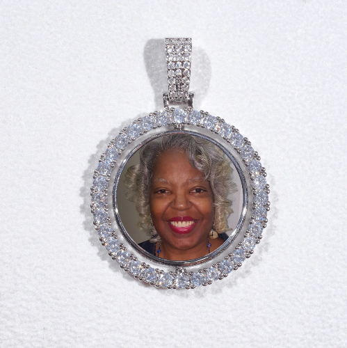 3D Spinning 2-Faced Custom Picture Pendant