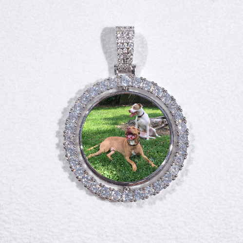 3D Spinning 2-Faced Custom Picture Pendant