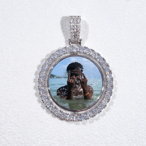 3D Spinning 2-Faced Custom Picture Pendant