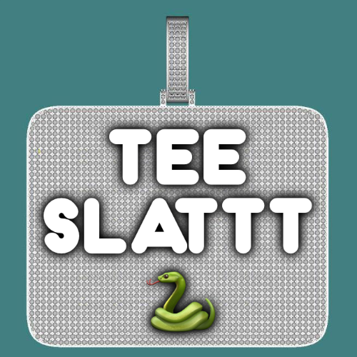 CUSTOM LETTER NECKLACE 3D BIG SQUARE
