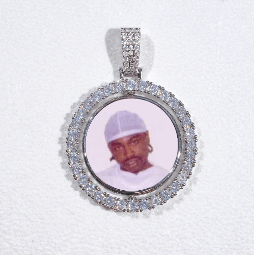 3D Spinning 2-Faced Custom Picture Pendant