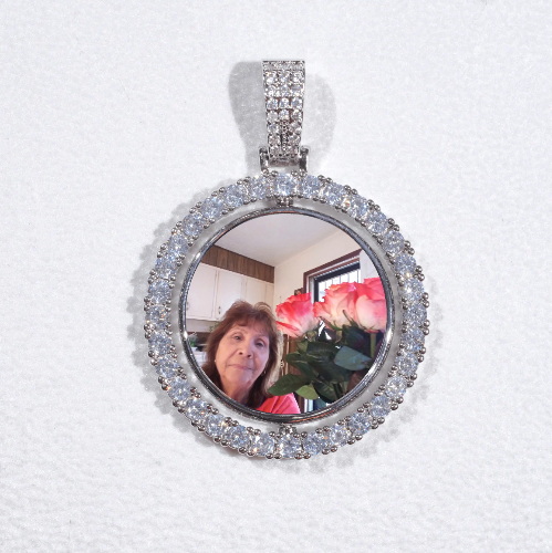 3D Spinning 2-Faced Custom Picture Pendant
