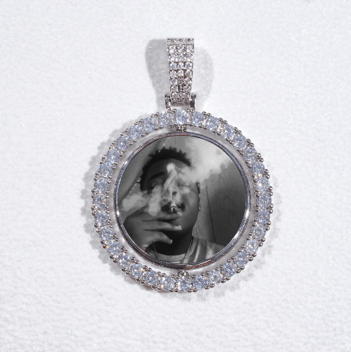 3D Spinning 2-Faced Custom Picture Pendant