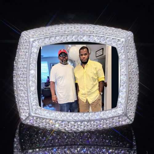 3D CUSTOM PICTURE ICED RING