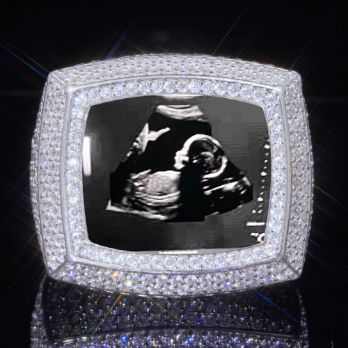 3D CUSTOM PICTURE ICED RING