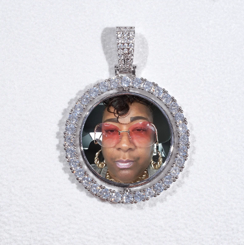 3D Spinning 2-Faced Custom Picture Pendant