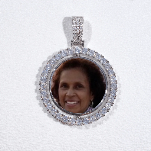 3D Spinning 2-Faced Custom Picture Pendant