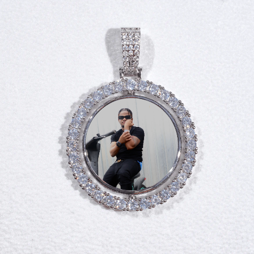 3D Spinning 2-Faced Custom Picture Pendant