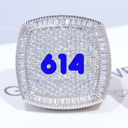 CUSTOM LETTER 3D ICED RING