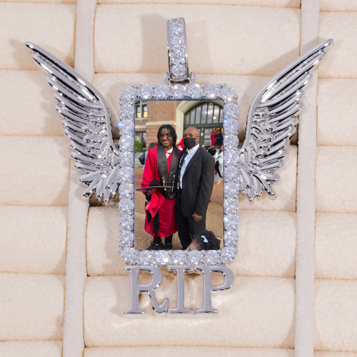 RIP WING 3D CUSTOM PICTURE PENDANT