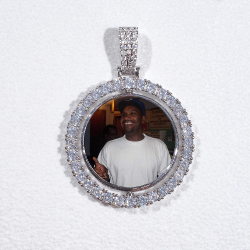 3D Spinning 2-Faced Custom Picture Pendant