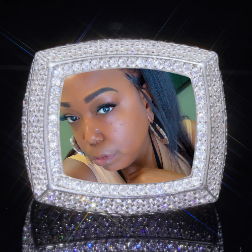 3D CUSTOM PICTURE ICED RING