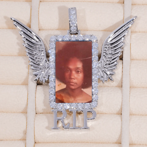 RIP WING 3D CUSTOM PICTURE PENDANT