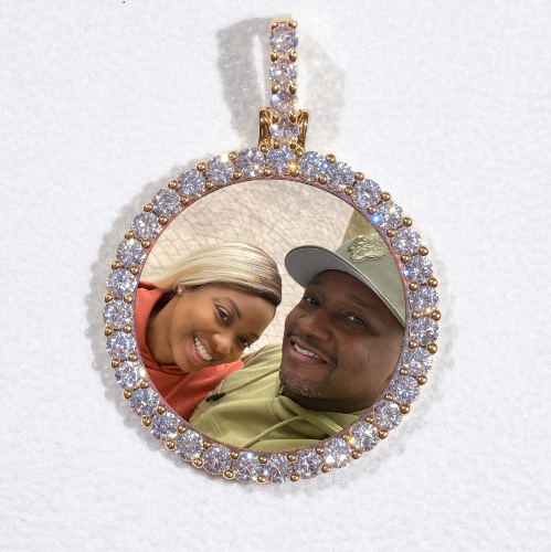3D CIRCLE CUSTOM PICTURE PENDANT SMALL SIZE