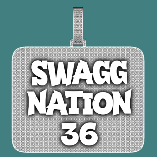 CUSTOM LETTER NECKLACE 3D BIG SQUARE