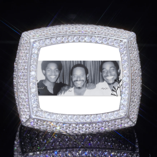 3D CUSTOM PICTURE ICED RING