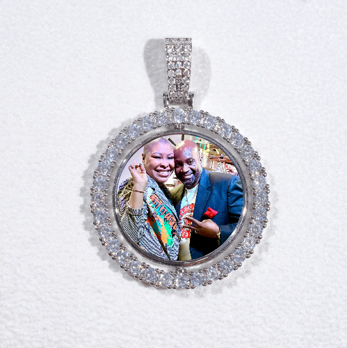 3D Spinning 2-Faced Custom Picture Pendant