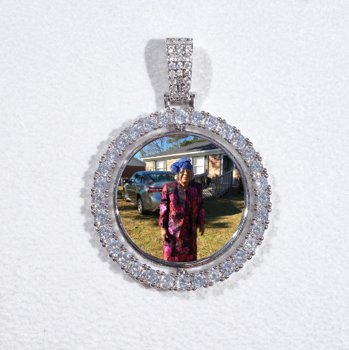 3D Spinning 2-Faced Custom Picture Pendant