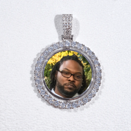 3D Spinning 2-Faced Custom Picture Pendant