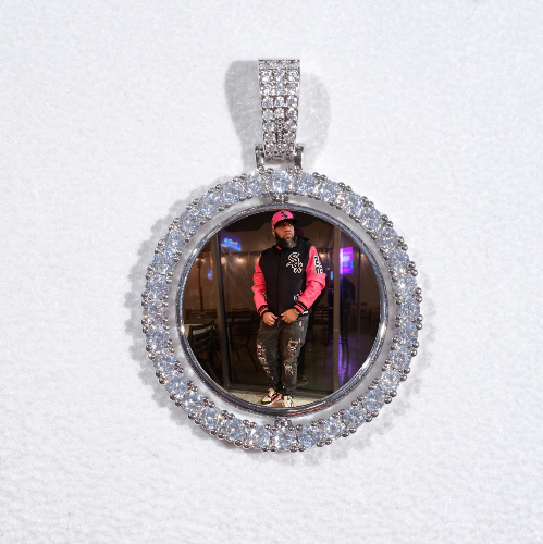 3D Spinning 2-Faced Custom Picture Pendant