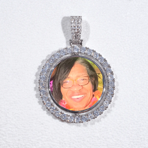 3D Spinning 2-Faced Custom Picture Pendant
