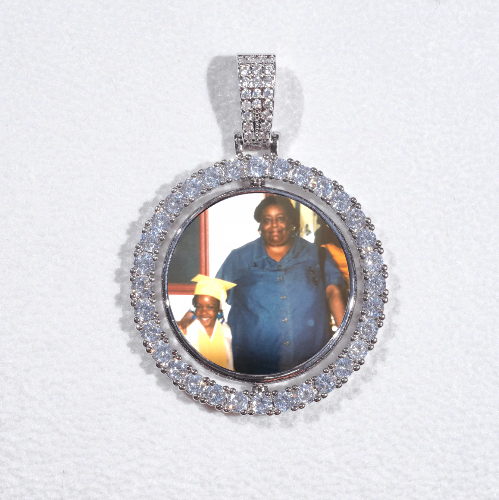 3D Spinning 2-Faced Custom Picture Pendant