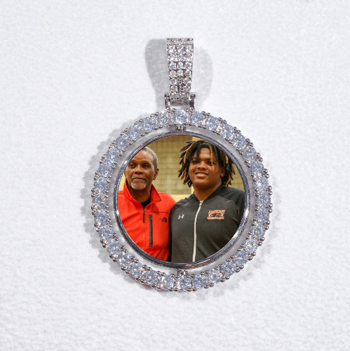 3D Spinning 2-Faced Custom Picture Pendant
