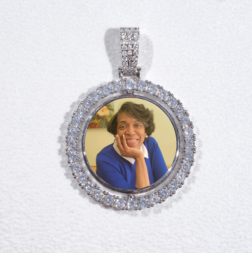 3D Spinning 2-Faced Custom Picture Pendant