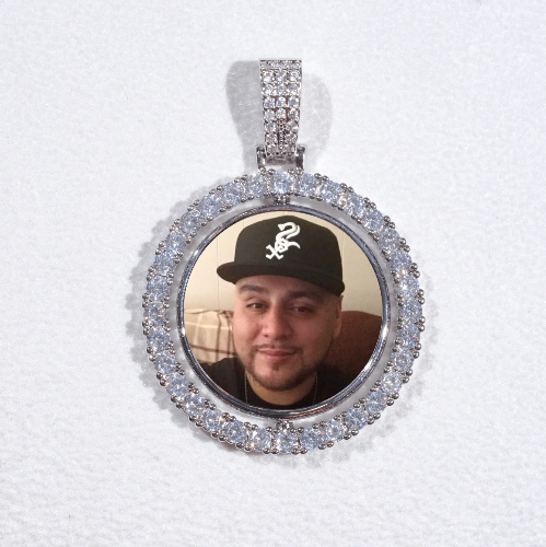 3D Spinning 2-Faced Custom Picture Pendant