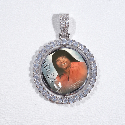 3D Spinning 2-Faced Custom Picture Pendant
