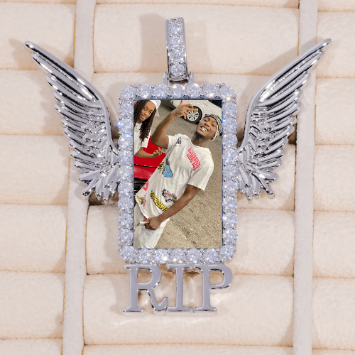 RIP WING 3D CUSTOM PICTURE PENDANT