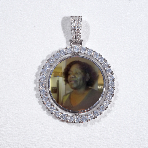 3D Spinning 2-Faced Custom Picture Pendant