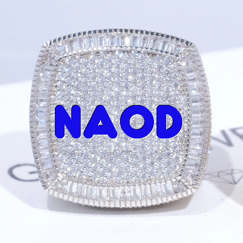 CUSTOM LETTER 3D ICED RING