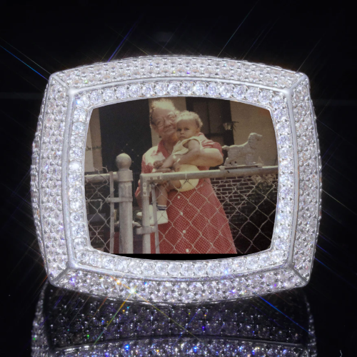 3D CUSTOM PICTURE ICED RING