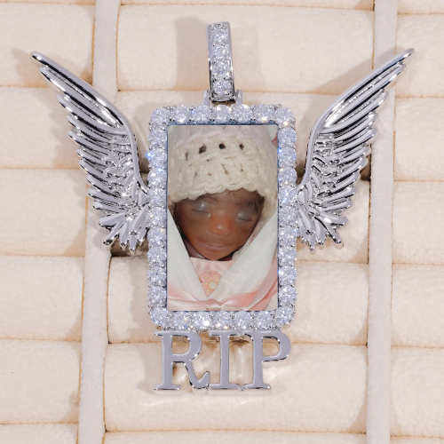 RIP WING 3D CUSTOM PICTURE PENDANT