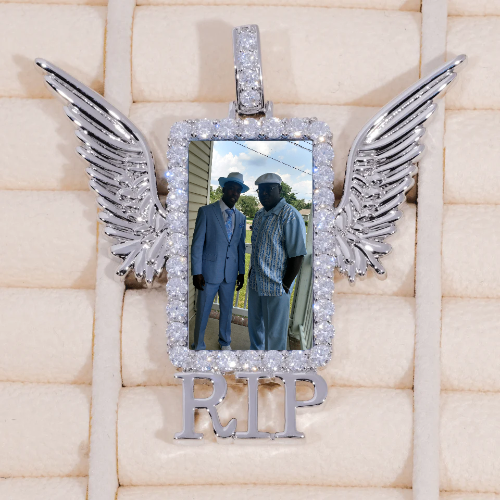 RIP WING 3D CUSTOM PICTURE PENDANT