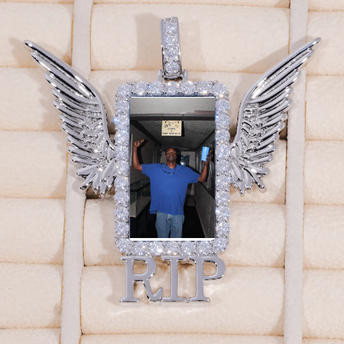 RIP WING 3D CUSTOM PICTURE PENDANT