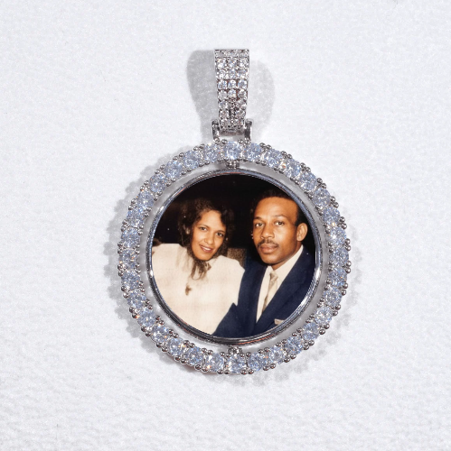 3D Spinning 2-Faced Custom Picture Pendant