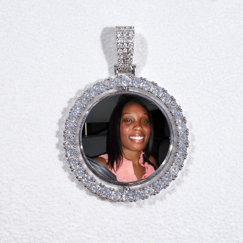3D Spinning 2-Faced Custom Picture Pendant