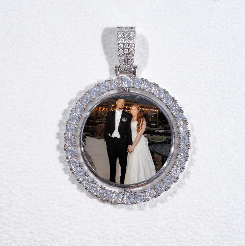 3D Spinning 2-Faced Custom Picture Pendant