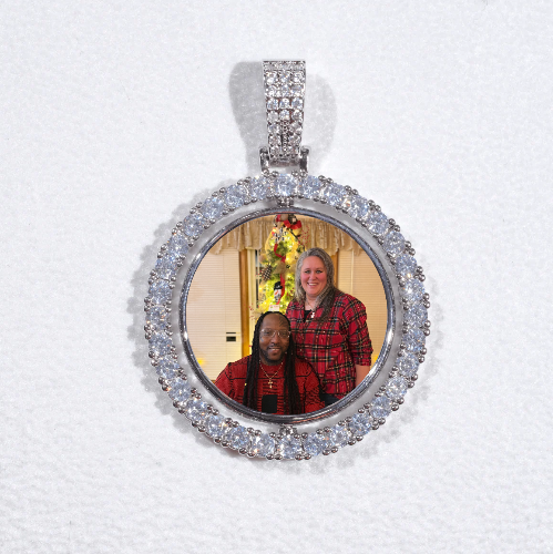 3D Spinning 2-Faced Custom Picture Pendant