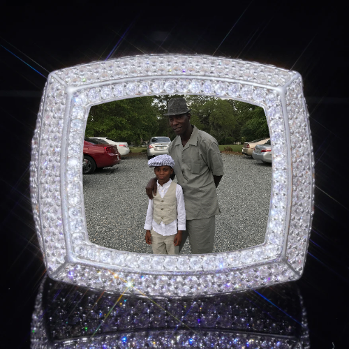 3D CUSTOM PICTURE ICED RING